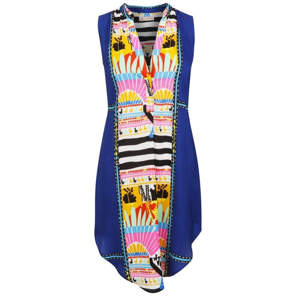 MARA HOFFMAN Sunrise Navy Dress | Size XS